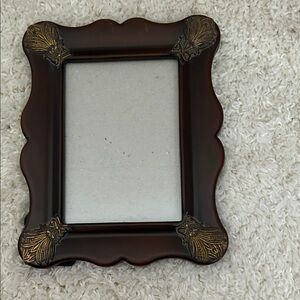 Elegant Brown and Gold Photo Frame